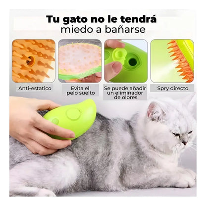 Cepillo Vapor Mascotas